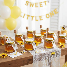 Adabocute thank-you cards to accompany bee favors at celebrations.