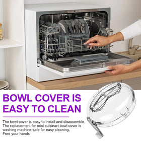 Dishwasher safe Adabuing lid simplifies cleaning between meal prep sessions.