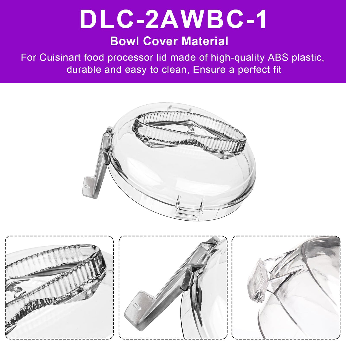 Easy to install and remove Adabuing bowl cover for quick cleanup.
