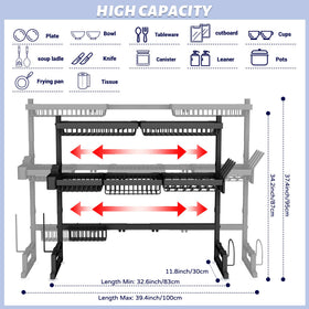 ADBIU snap-on design keeps dishes organized and dries efficiently