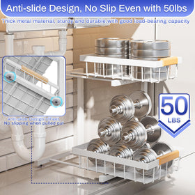 ADBIU white finish resists moisture in damp spaces