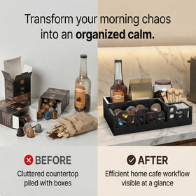 ADDFIT HOUSE Coffee Bar Organizer in office scene for beverage service