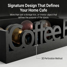 ADDFIT HOUSE Coffee Bar Organizer tea bags station for quick brewing