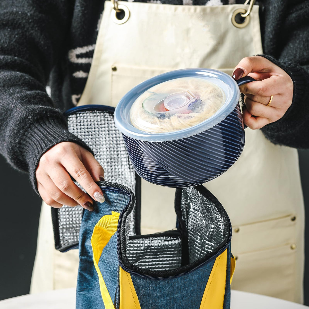 Adewnest dishwasher- and freezer-safe bowl built for frequent use.