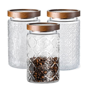 Adodeen BPA-free jar 32oz transparent storage with durable, safe glass.