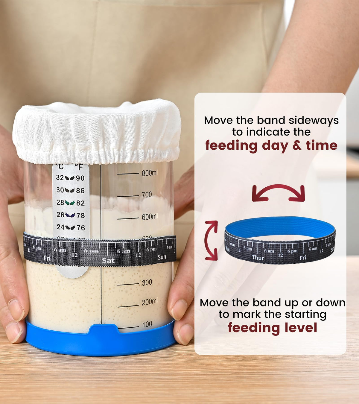 Adodeen family-friendly sourdough kit ideal for up to five loaves