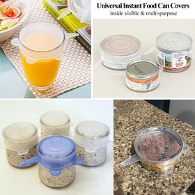 Adpartner 2.6-inch lids sealing a pet food can securely.