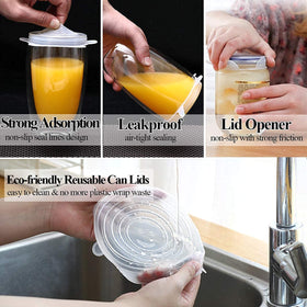 Adpartner lid closing a yogurt jar to preserve leftovers.