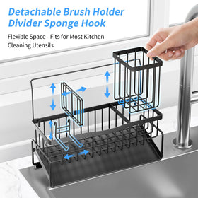Adurei upgraded brush holder fits 4–5 brushes for tidy counter organization.