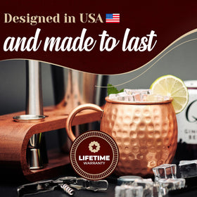 Advanced Mixology Mule Science gift set packaging ready for holidays and celebrations.