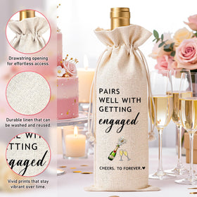 Adwaita happy engagement ornament keeps memories as a timeless keepsake.