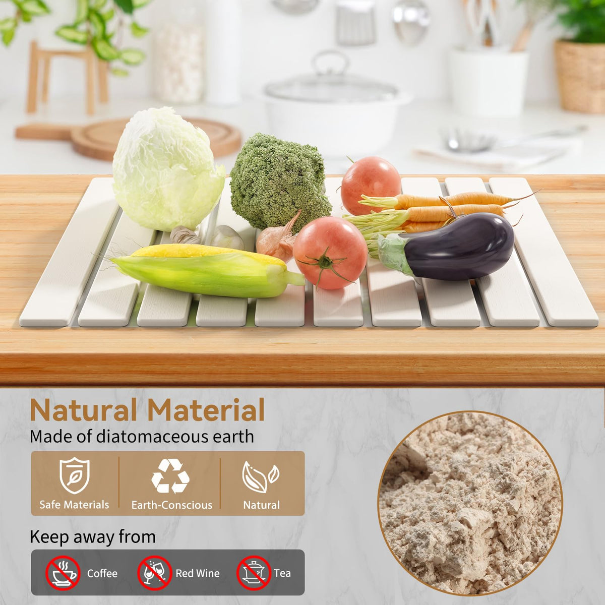 AEFLM mat includes sandpaper to maintain absorbency over time.