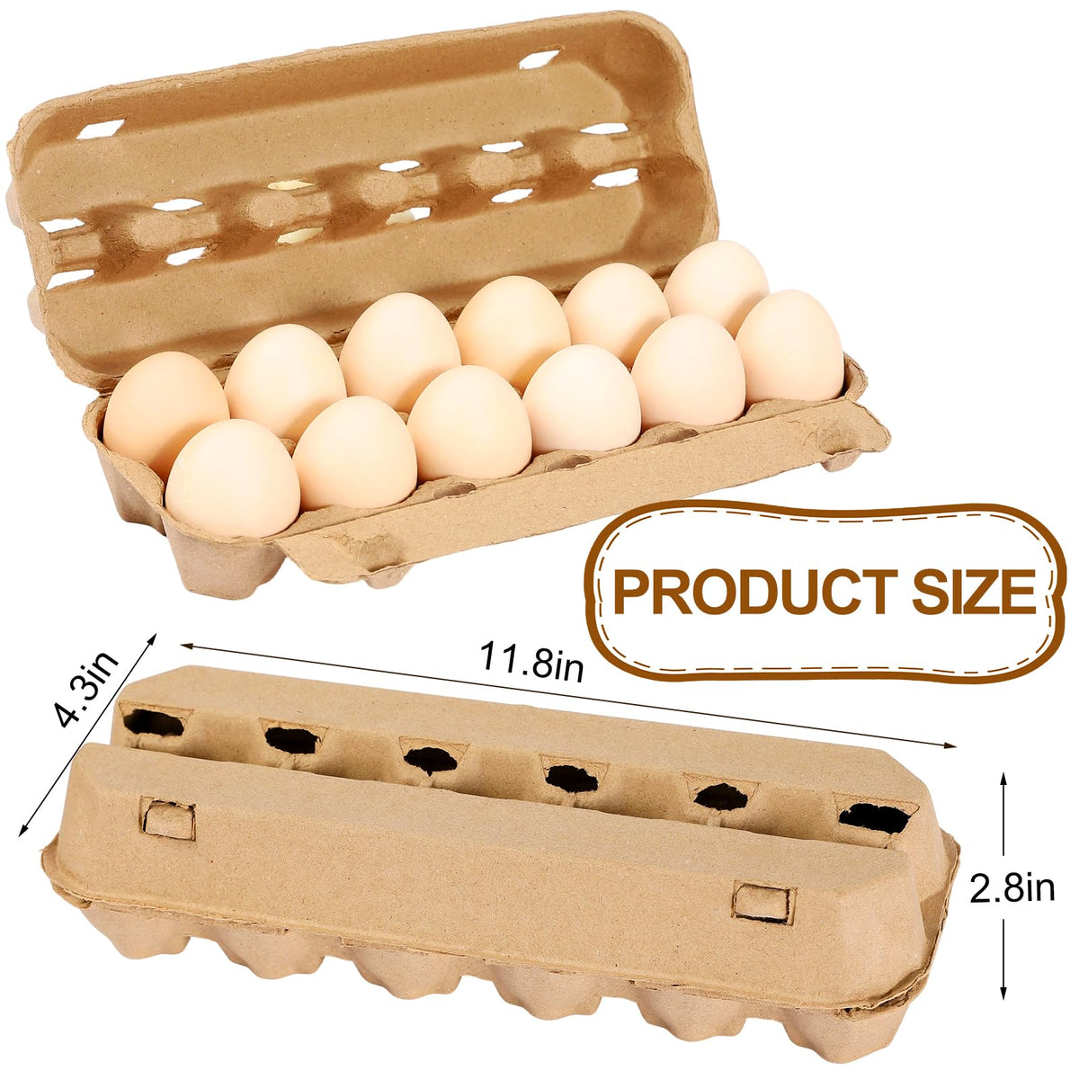 AEIMIJPQ biodegradable paper egg cartons protect freshness while eco-friendly