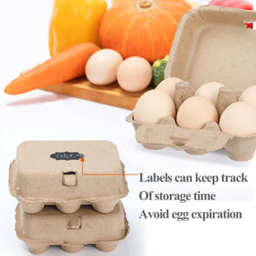 AEIMIJPQ carton front clasp keeps eggs secure during handling.