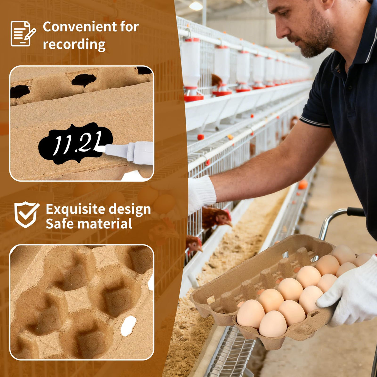 AEIMIJPQ reusable bulk egg cartons support multiple uses