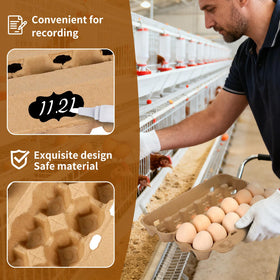 AEIMIJPQ reusable bulk egg cartons support multiple uses