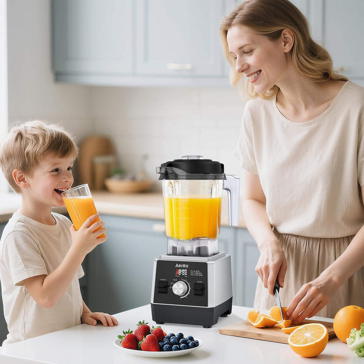 Aeitto blender in a modern kitchen ready for daily use