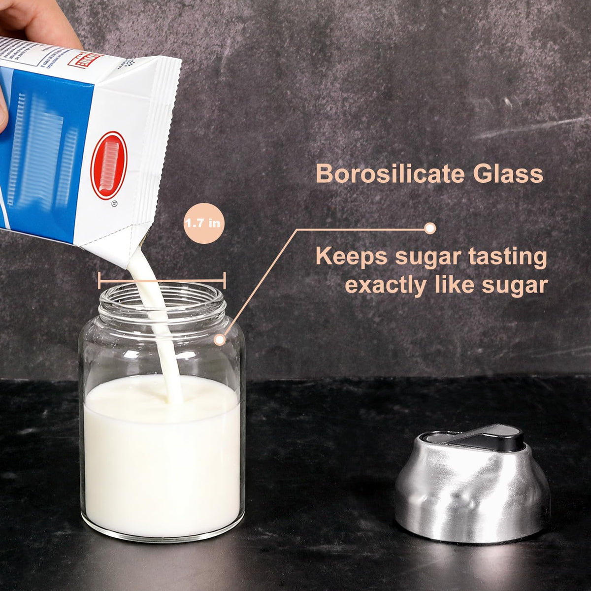 Aelga auto flip cap pourer for easy serving