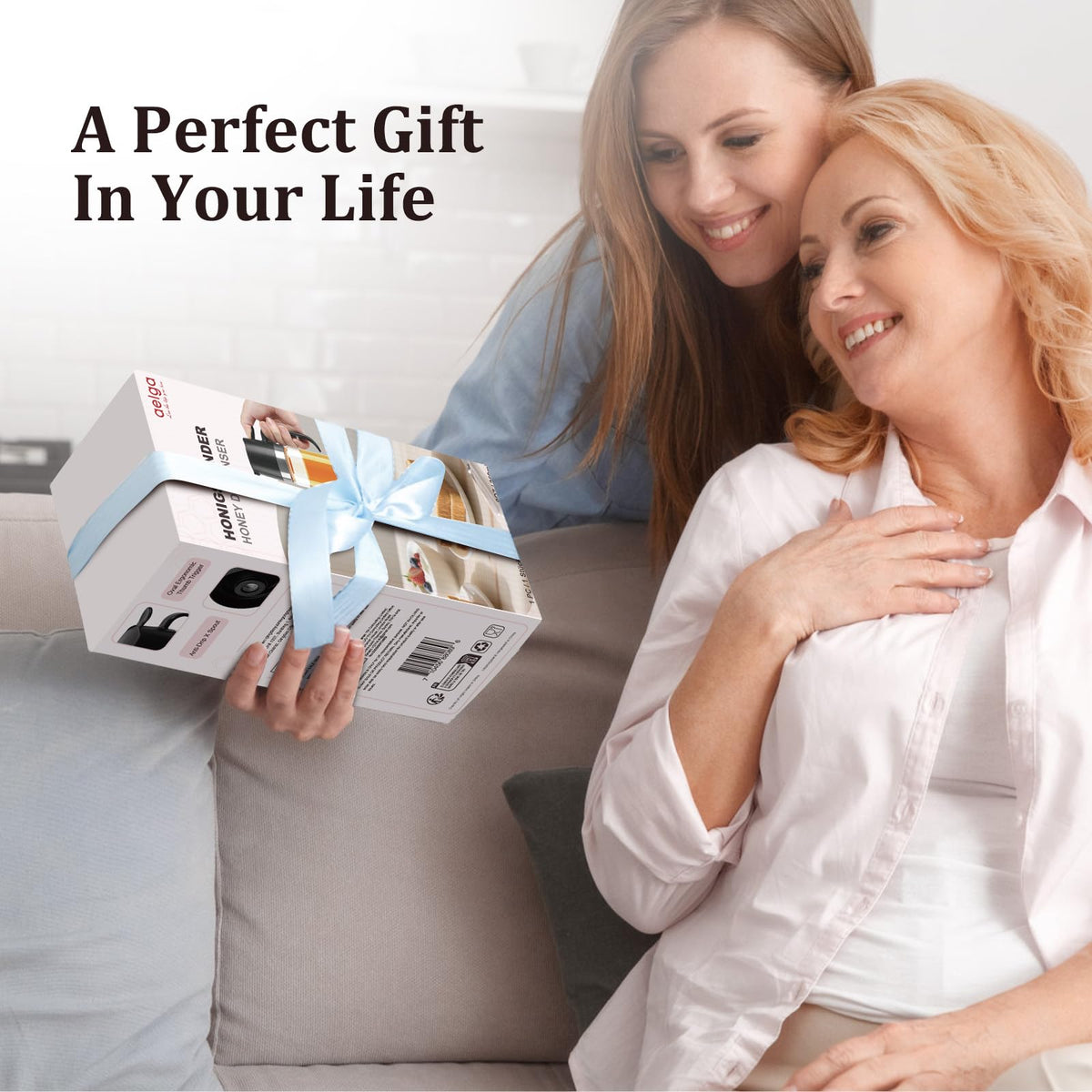 Aelga gift-ready honey dispenser adds sweetness to any occasion