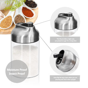 Aelga sugar dispenser anti-odor ants protection on the counter for tea and coffee.