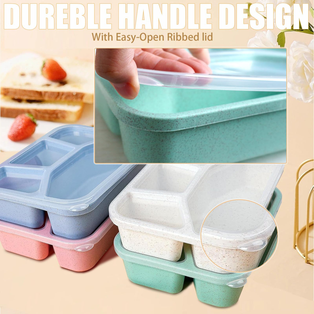 Aellabus microwave-safe bento box ideal for reheating meals
