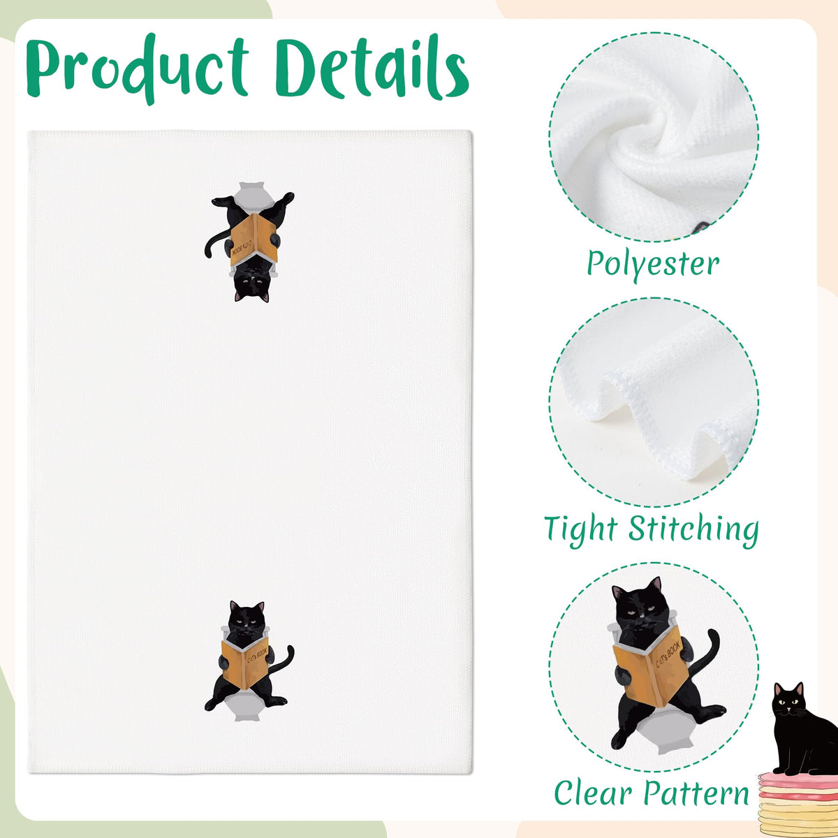 AellasNervalt absorbent polyester towels ideal for drying hands and surfaces.