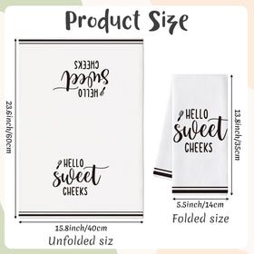 AellasNervalt towel with please seat yourself adds playful touch to your kitchen.