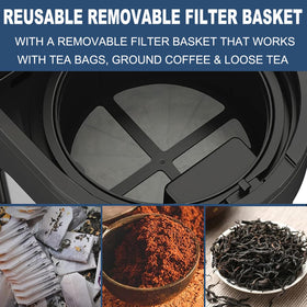 AEMEGO reusable filter basket highlighting eco-friendly brewing