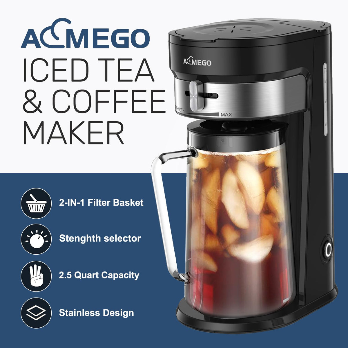 AEMEGO strength selector dial demonstrating customizable brew strength