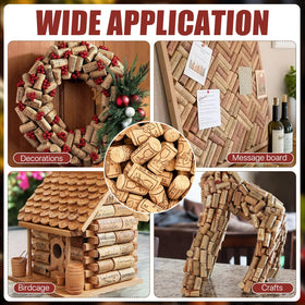Aemygo wine cork garland material ready for festive decor