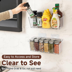 AENTGIU adhesive hook installation demonstrates tool-free setup.