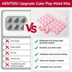 AENTGIU easy-clean design simplifies post-baking cleanup.
