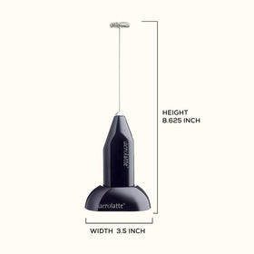 Aerolatte frother works with dairy and non-dairy milks