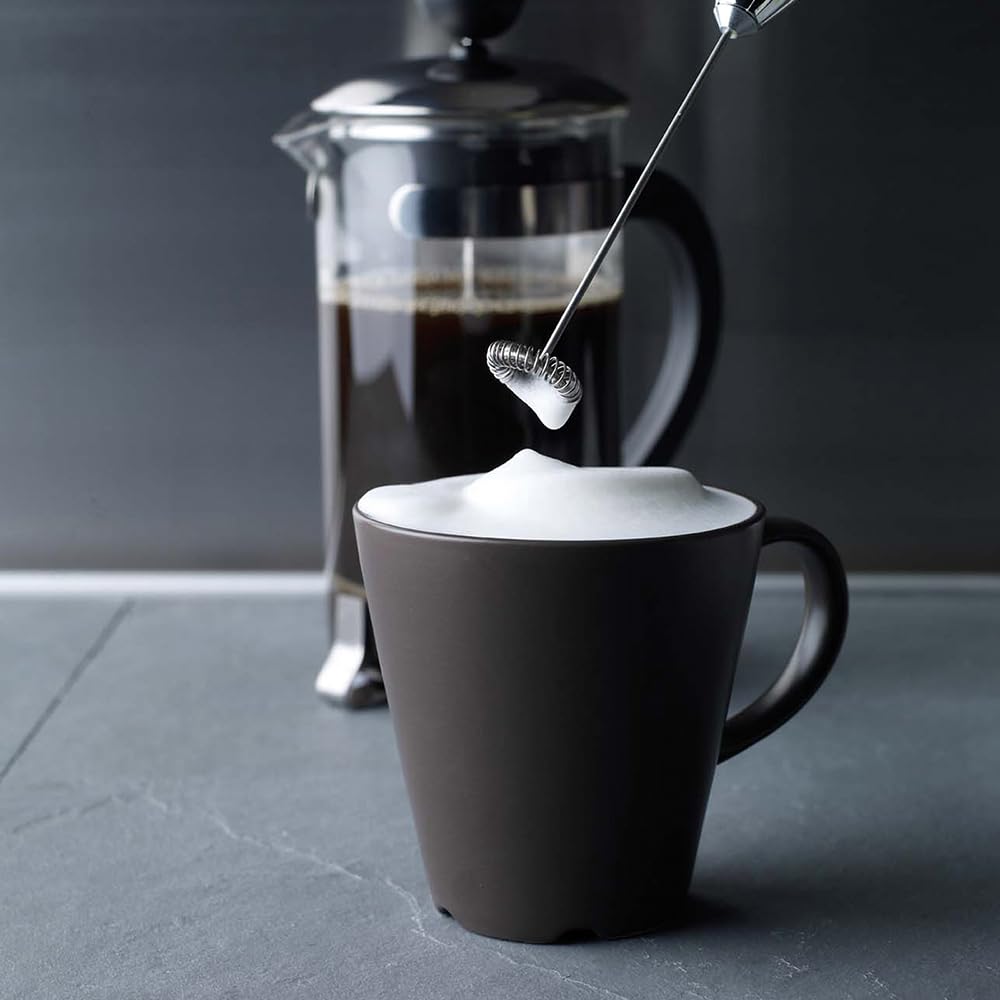 Aerolatte's stainless steel and BPA-free housing