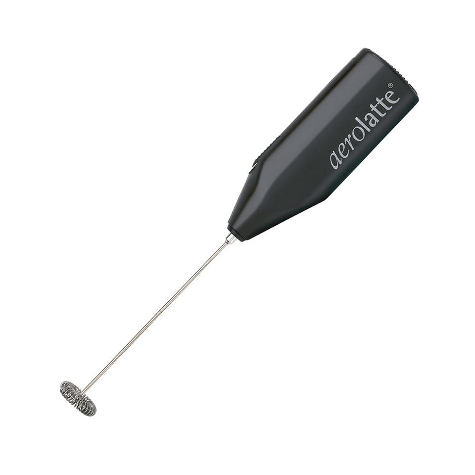 Aerolatte milk frother with counter stand for tidy, ready frothing