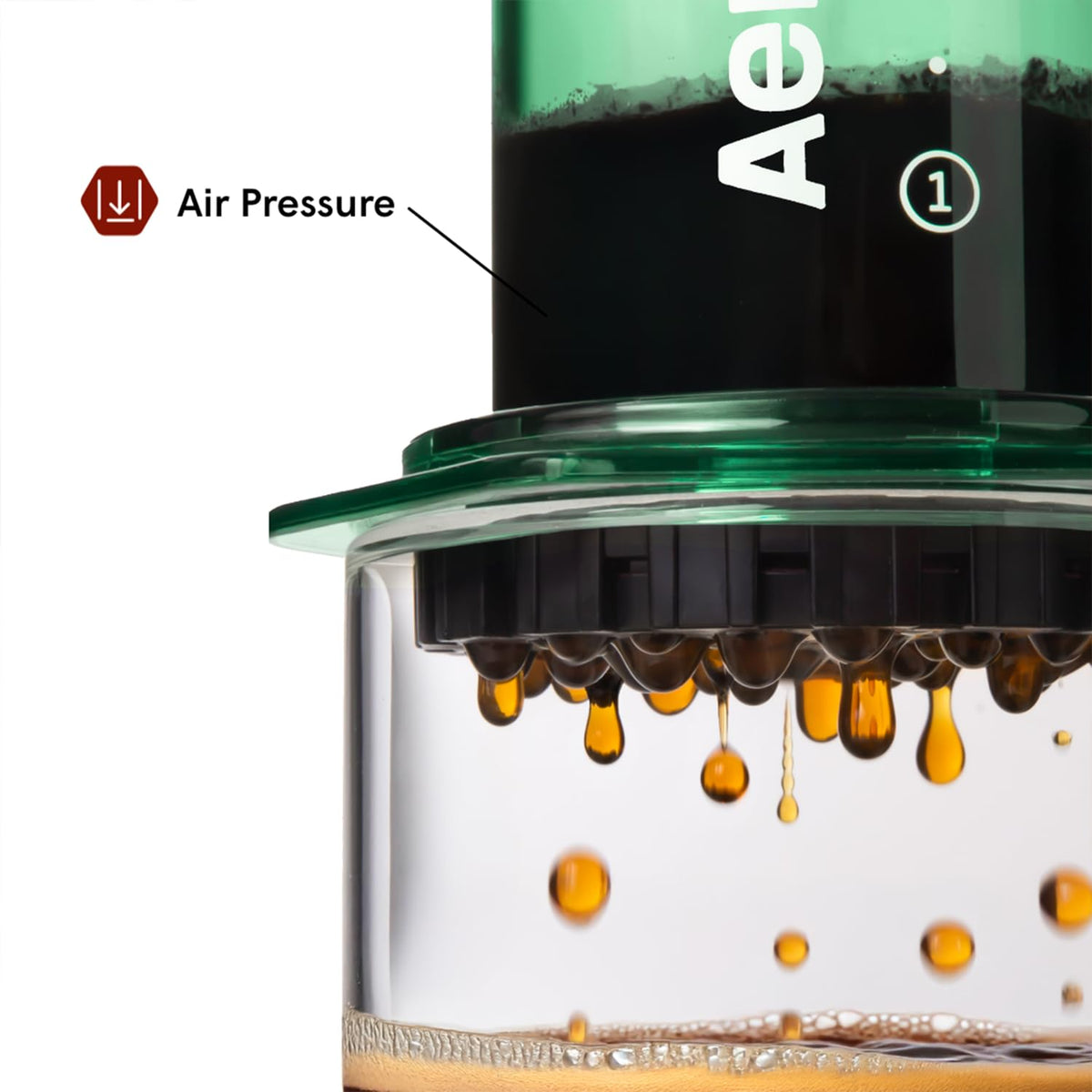 AeroPress Clear Green demonstrates a quick two-minute brew for smoother flavor.