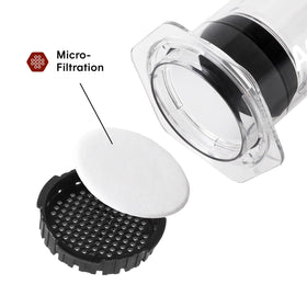 AeroPress Clear XL demonstrates 3-in-1 brewing for versatile recipes.