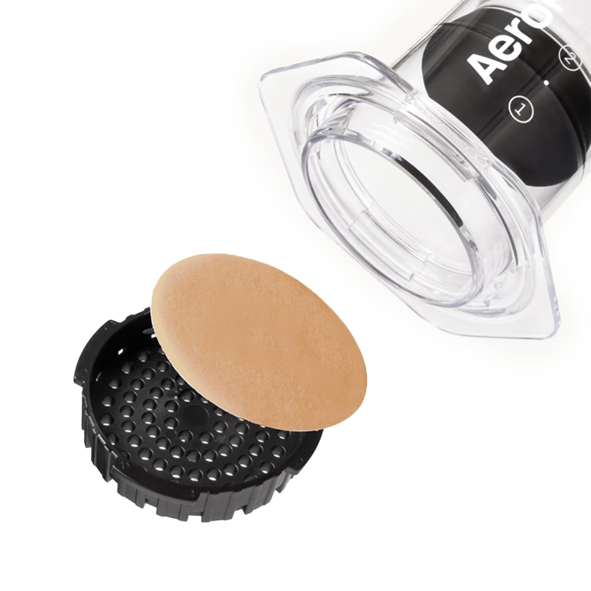 AeroPress filter brew under 60 seconds with clean extraction.