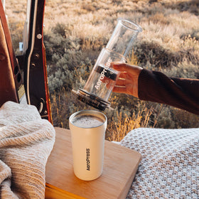 AeroPress Go Plus fast cleanup makes travel brewing effortless.