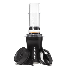 AeroPress Go Plus travel system ready for quick, smooth coffee on the go.