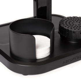 AeroPress Organizer Stand with dedicated slots keeps gear within easy reach.