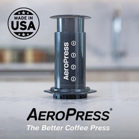 AeroPress Original durable-design ensures rugged, travel-friendly performance.