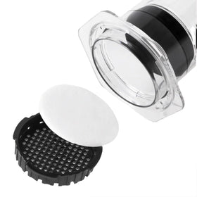 AeroPress XL filter absorbs bitter oils for brighter cups.