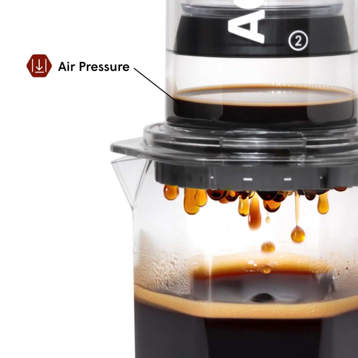 AeroPress XL grit-free coffee filter with ultrathin filtration.