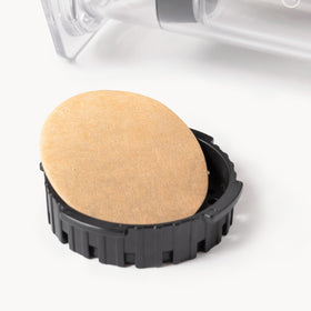 AeroPress XL micro-filtration closeup highlights ultra-thin holes for crisp flavor.