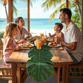 AerWo durable polyester leaves ensure long-term reuse at large gatherings.