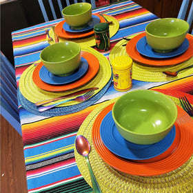 AerWo tablecloth wall decor and fiesta ambiance for themed parties
