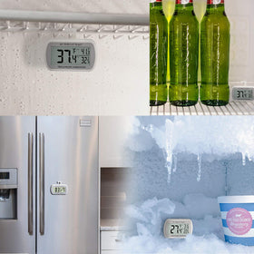 AEVETE compact two-pack thermometer for kitchen monitoring.