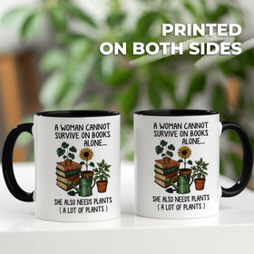 Affordali Mother's Day gift mug blends books and plants for thoughtful, practical gifting.