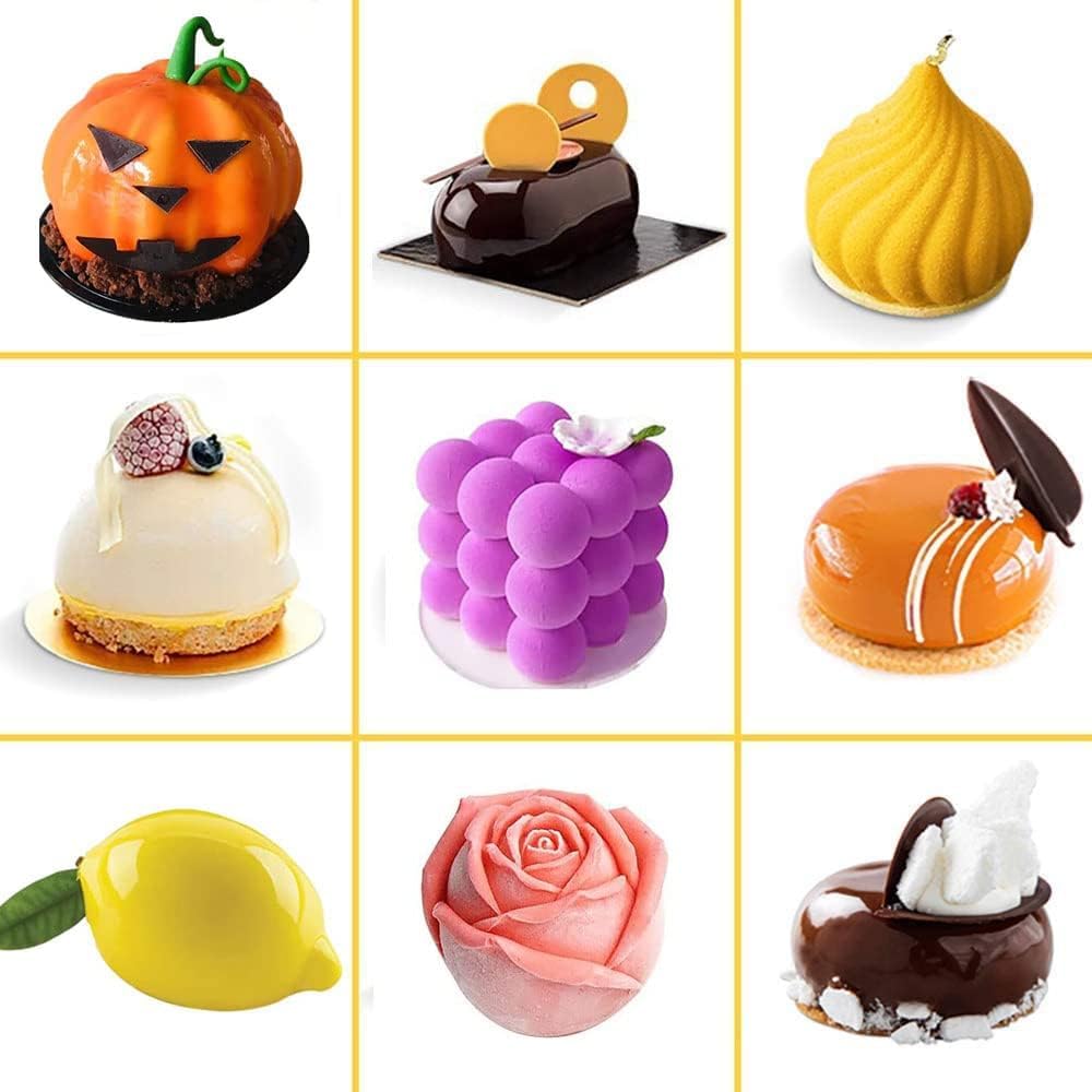AFINSEA baking mold 3D ball shape for pastries and desserts.